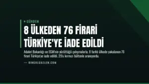 8 Ülkeden 76 Firari Türkiye’ye İade Edildi
