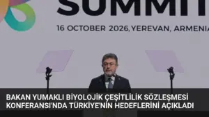 Bakan Yumaklı Biyolojik Çeşitlilik Sözleşmesi Konferansı’nda Türkiye’nin Hedeflerini Açıkladı
