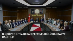Bingöl’de İhtiyaç Sahiplerine Akülü Sandalye Dağıtıldı