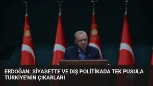 Erdoğan: Siyasette ve dış politikada tek pusula Türkiye'nin çıkarları