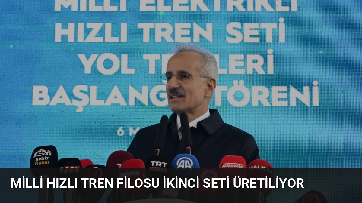 Milli Hızlı Tren Filosu İkinci Seti Üretiliyor