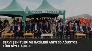 Servi Şehitleri ve Gazileri Anıtı 30 Ağustos Töreniyle Açıldı